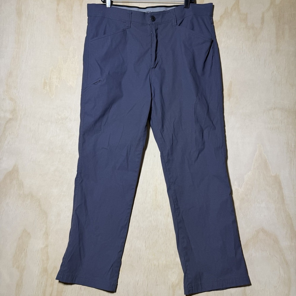 Orvis Mens Pants 38x29 Gray Hiking Travel Outdoor Performance Utility